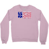 american freedom flag Crewneck Sweatshirt