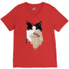 cat1 V-Neck Tee
