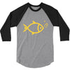 gold fish 3/4 Sleeve Shirt