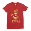 oh, for fox sake Ladies Fitted T-Shirt