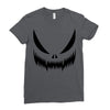 pumpkin face Ladies Fitted T-Shirt