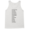 Beard Growth Scale Tank Top