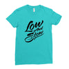 low and slow Ladies Fitted T-Shirt