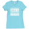 area 51 Ladies Fitted T-Shirt