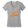 heart mind anime lucky Women's V-Neck T-Shirt