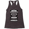 Never Underestimate The Strength Of A Carcinoid Cancer Warrior Racerback Tank