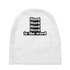 nerd is the word Baby Beanies