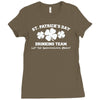 st patricks day drinking team Ladies Fitted T-Shirt