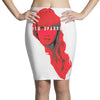 Red Sparrow Pencil Skirts