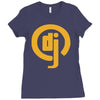 dj club dance rave music house techno cool Ladies Fitted T-Shirt