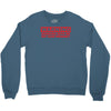 drinking with me pregnancy warning Crewneck Sweatshirt