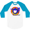 i am not gay, i just like rainbows 3/4 Sleeve Shirt