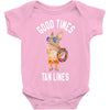 good times tan lines Baby Bodysuit