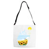 totoro sunflower Adjustable Strap Totes