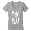 boat hair don't care Women's V-Neck T-Shirt