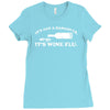 it's not a hangover it's wine flu Ladies Fitted T-Shirt