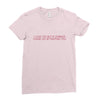 i love you but if zombies cgase us i'm tripping you Ladies Fitted T-Shirt