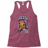 brain drain fox Racerback Tank
