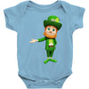 DABBİNG LEPRECHAUN Baby Onesie