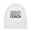 worlds okayest coach Baby Beanies