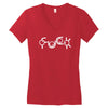 unown fuck clearance Women's V-Neck T-Shirt