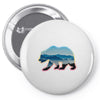 wild bear Pin-back button