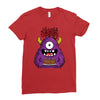 happy birthday monster Ladies Fitted T-Shirt