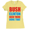bush clinton large Ladies Fitted T-Shirt