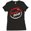 trainer inside Ladies Fitted T-Shirt
