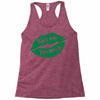 kiss me i am irish Racerback Tank