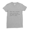 auto correct shut Ladies Fitted T-Shirt