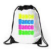 dance dance Drawstring Bags