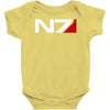 mass effect n7 logo Baby Onesie