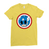 angry captain Ladies Fitted T-Shirt