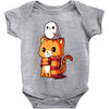 brave kitty Baby Bodysuit