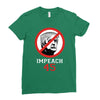 Impeach 45 Stop Trump Ladies Fitted T-Shirt