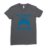 my favorite exercise is video games Ladies Fitted T-Shirt