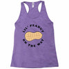 Little Peanut on the Way Racerback Tank