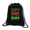 everybody wanna be black Drawstring Bags