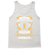 Never Underestimate the Strength of a Childhood Cancer Warrior Tank Top