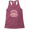 bowser's gym Racerback Tank