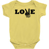 love peace Baby Onesie