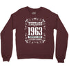 vintage made in 1963 perfectly aged a living legend Crewneck Sweatshirt