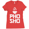 asian food humor chopsticks Ladies Fitted T-Shirt