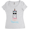 i choose to be a unicorn Women's Triblend Scoop T-shirt