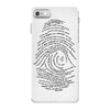 darwin's fingerprint iPhone 7 Case