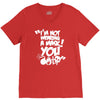 im not wearing a mask you V-Neck Tee