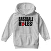 baseball rules Youth Hoodie