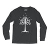white tree of gondor Long Sleeve Shirts