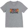 pizza is my valentine 4 V-Neck Tee